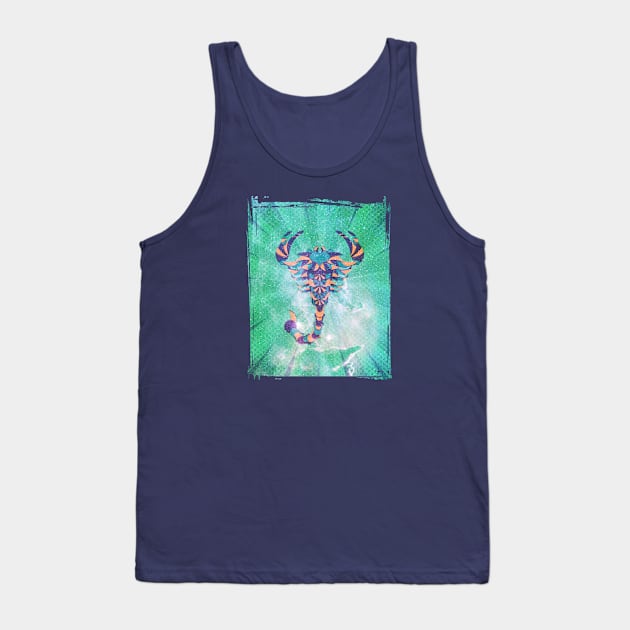 Scorpio Zodiac Horoscope Astrological sign 4 Tank Top by Gemini DayDreamer